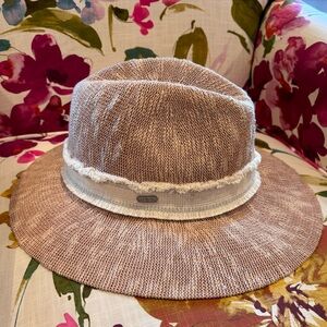 San Diego Hat Company Light Pink/Rose Fedora
